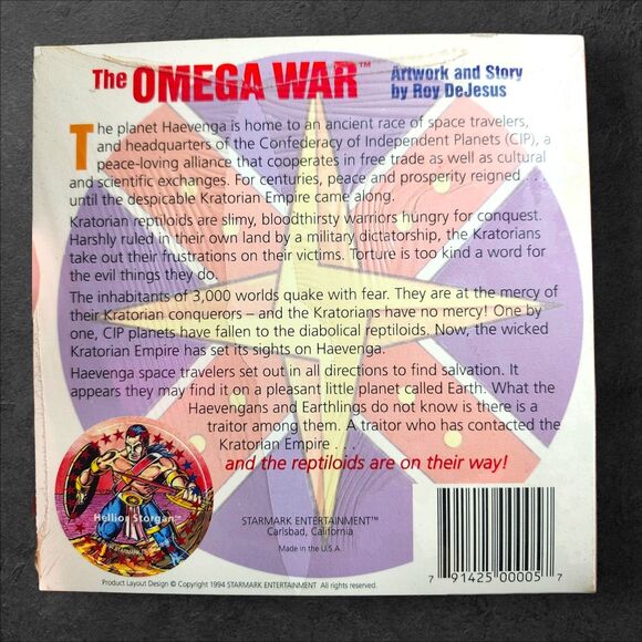 Sealed 1994 Starmark Comic POG Disc Lot 6 Complete Sets 37 Milk Caps Each RARE - Picture 6 of 15